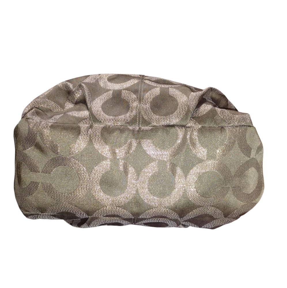 Coach Metallic Brown Shoulder Bag - Picture 3 of 5